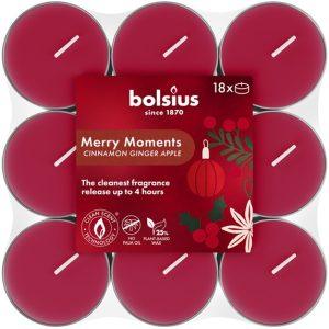 BOLSIUS - TRU-PT18-xx-CHR-xxx – TRUE – Lumânări pastilă parfumate 4h - 18 buc - (Colecția pentru Crăciun)