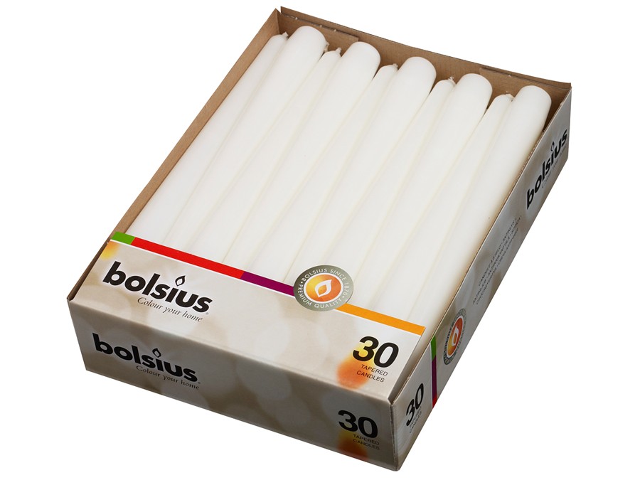 Lumânări conice Bolsius (30 buc.) - COB 30