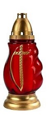 Candelă sticlă 490G