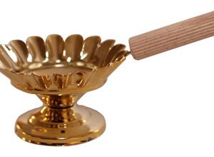 Cățuie mare din metal pentru tămâiat - 60208