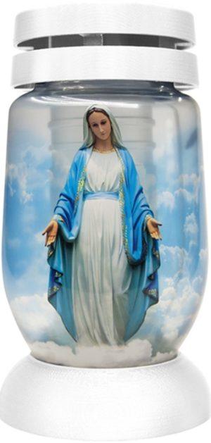 BOLSIUS - BO-3L-MD-CAT - Candelă din sticlă cu Madonna ~ 36 h