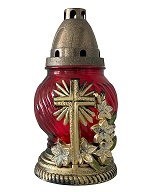 Candelă sticlă 92-CR-FL