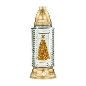 Candelă de Crăciun cu brăduț CH-956-BRD-x