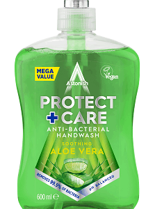 Astonish - Săpun lichid - Antibacterian Protect & Care Aloe Vera