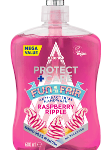Astonish - Săpun lichid - Antibacterian Protect & Care Raspberry Ripple