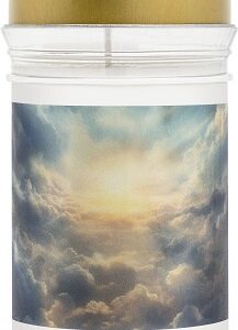 Candelă Bolsius din plastic cu capac 3 zile - Cer - BO-3D-CAP-CER