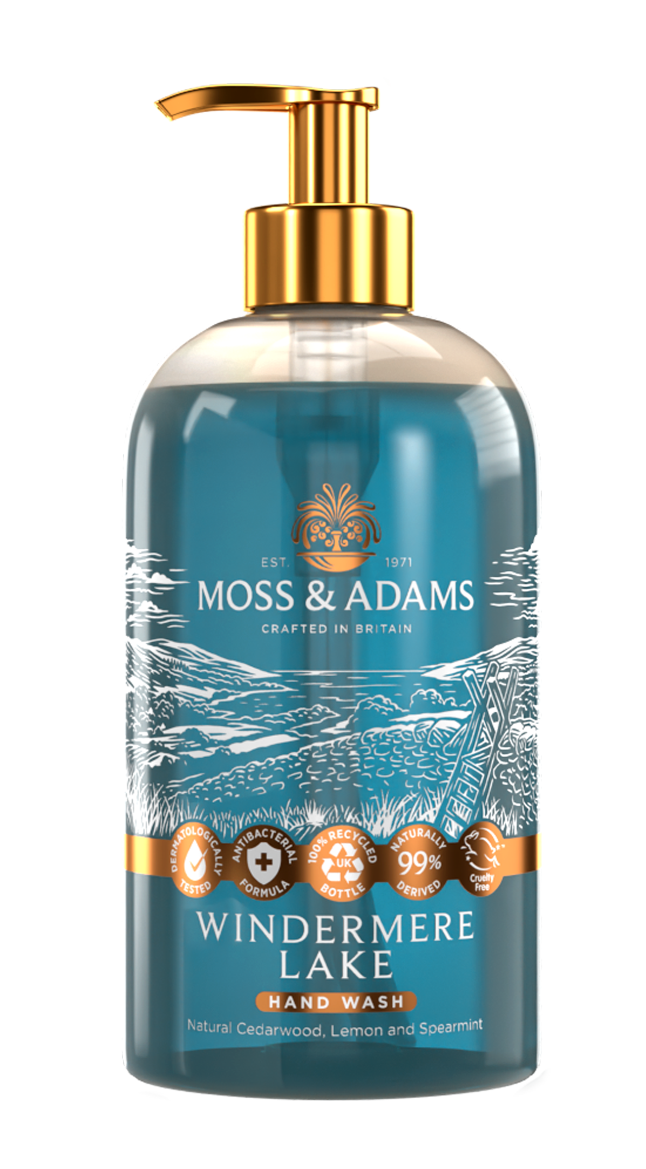 Moss & Adams - Săpun lichid - Windermere Lake Refreshing