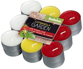 Lumânări pastilă BOLSIUS Citronella - Rozmarin (18 buc.)