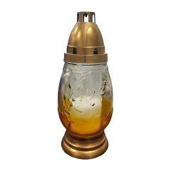 Candelă sticlă Bispol in formă de ou - 3040