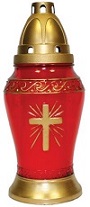 Candelă sticlă 435-1G