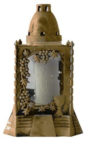 Candelă sticlă 445D-G Auriu