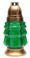 Candelă sticlă brad Mini 50-7M-V