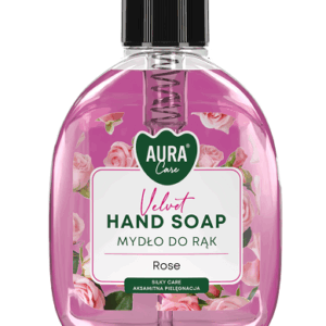Aura Care - Săpun lichid cu pompiță 300ml - Trandafir