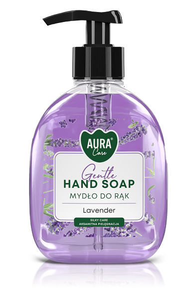 Aura Care - Săpun lichid cu pompiță 300ml - Lavandă