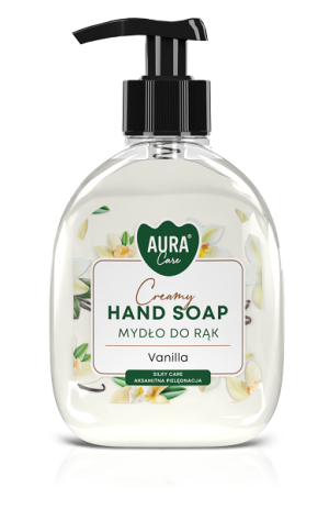 Aura Care - Săpun lichid cu pompiță 300ml - Vanilie