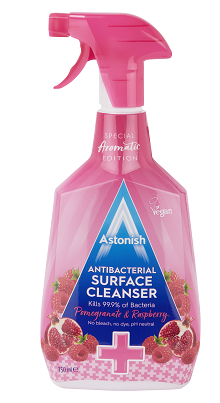 Astonish - Soluție antibacteriană pentru curățare Rodie și Zmeură