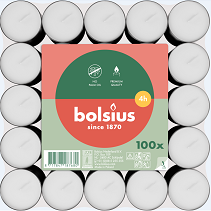 Lumânări pastilă Bolsius ~ 4h-100 buc., BT4-100