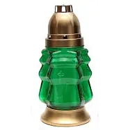 Candelă sticlă brad Mini 50-7M-V - Light Candel Art – Lumânări şi candele din parafină