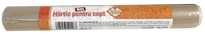 IANA - Hârtie pentru copt maro 6M (6M x 29cm)
