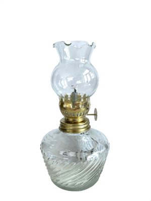 Lampă mică în formă conică, pentru ulei parafinic nearomat - 16cm - LMP-CON