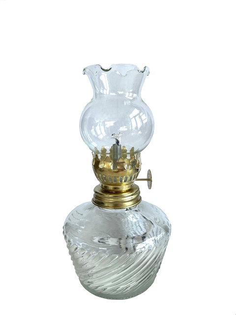 Lampă mică în formă conică, pentru ulei parafinic nearomat - 16cm - LMP-CON