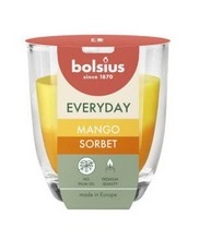 Lumânare parfumată în pahar Bolsius 2 culori -  Mango - LPP2-80/70-310