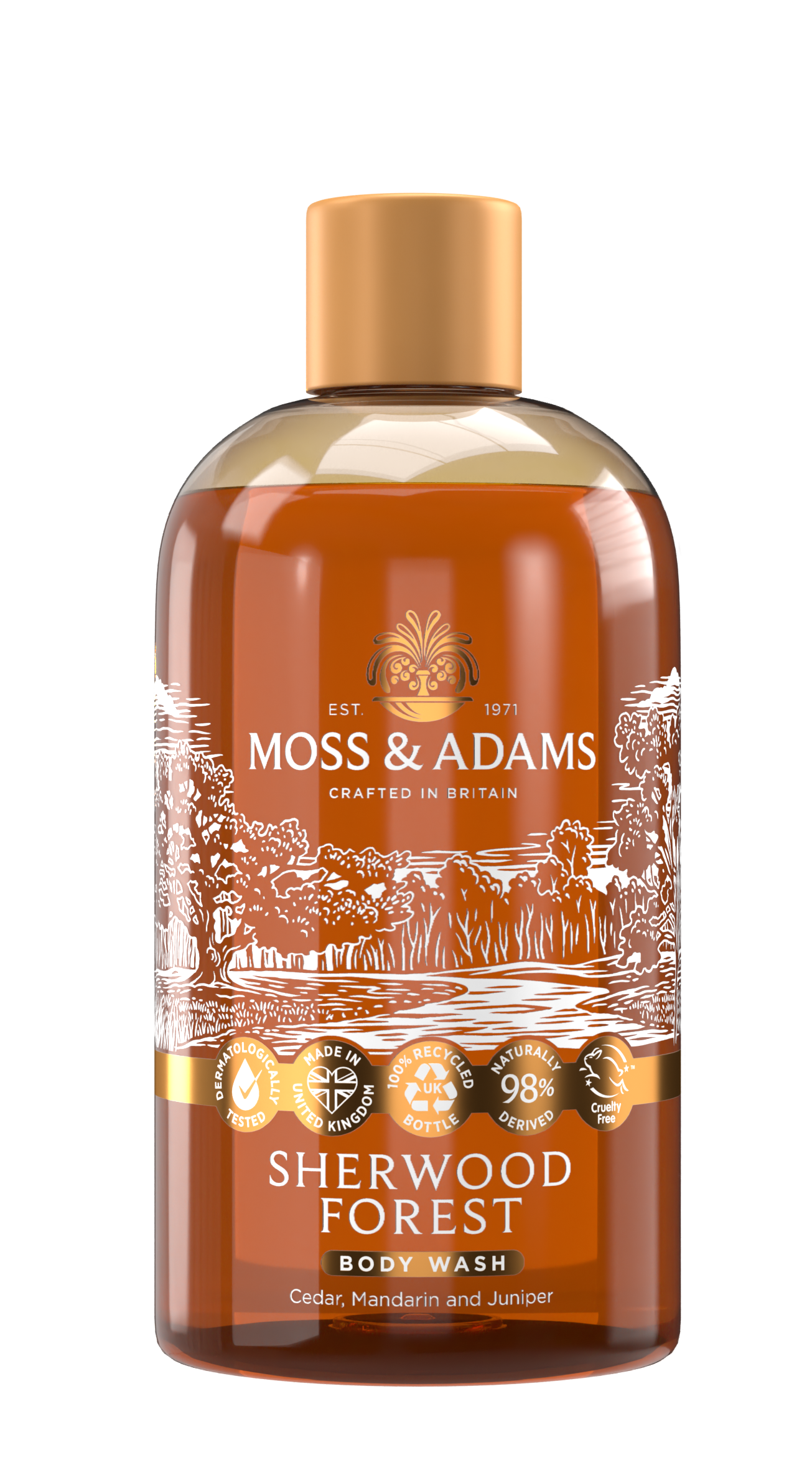 Moss & Adams - Gel de duș - Sherwood Forest