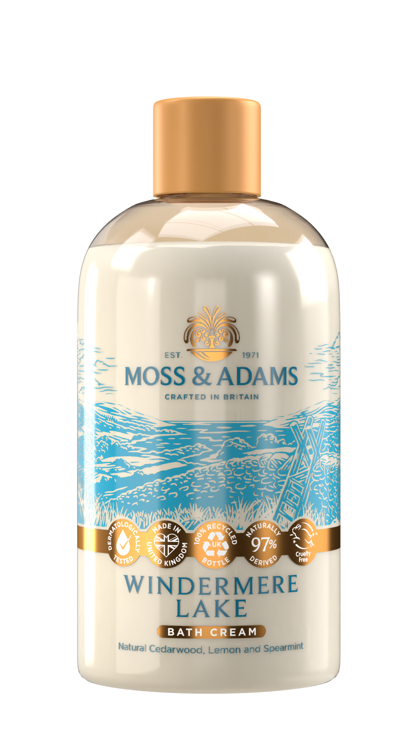Moss & Adams - Cremă de duș - Windermere Lake