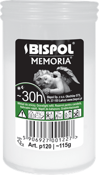 BISPOL - P120 - Candelă rezervă - 30h