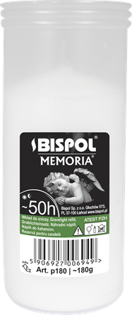 BISPOL - P180 - Candelă rezervă - 50h