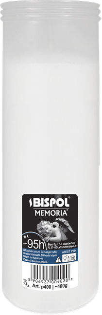 BISPOL - P400 - Candelă rezervă - 95h