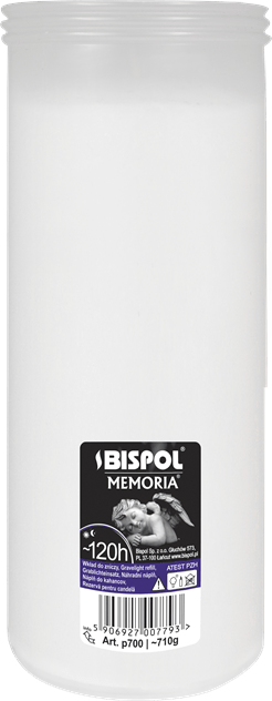 BISPOL - P700 - Candelă rezervă - 120h