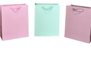 Pungi cadou - Premium LARGE Mix Monocolor 26,5x33,5x13cm - PC-PL-MIX-MON