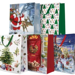 Pungi cadou Motive Crăciun - Standard BIG Mix 30x41x12cm - PC-SB-MIX-CH