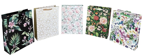 Pungi cadou - Standard BIG Mix Floral 30x41x12cm - PC-SB-MIX-FLO