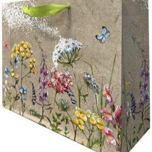 Pungi cadou - Standard HORIZONTAL Meadow Flowers 33,5x26,5x13cm - PC-SH-MF