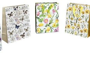 Pungi cadou - Standard LARGE Mix 2 Floral 26,5x33,5x13cm - PC-SL-MIX2-FLO
