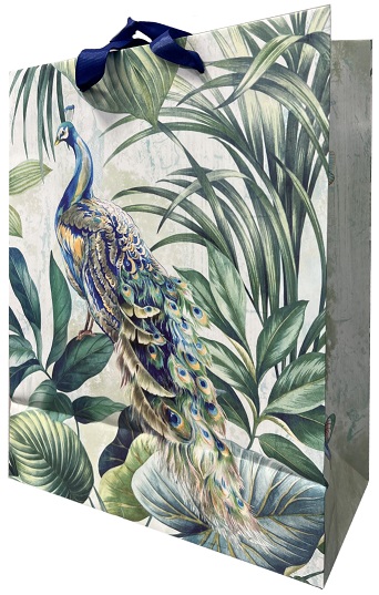 Pungi cadou - Standard LARGE Peacock 26,5x33,5x13cm - PC-SL-PK
