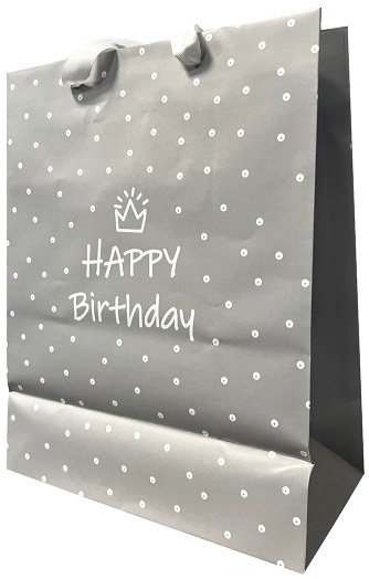 Pungi cadou - Standard LARGE Special Day Grey 26,5x33,5x13cm - PC-SL-SDG