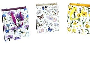 Pungi cadou - Standard MEDIUM Mix 1 Floral 20x25x10cm - PC-SM-MIX1-FLO