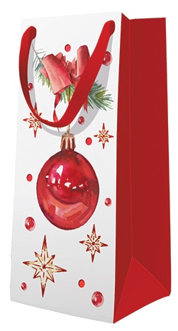 Pungi cadou Motive Crăciun - Standard Narrow Jingle Bells 10x22x7cm - PC-SN-CH-BEL