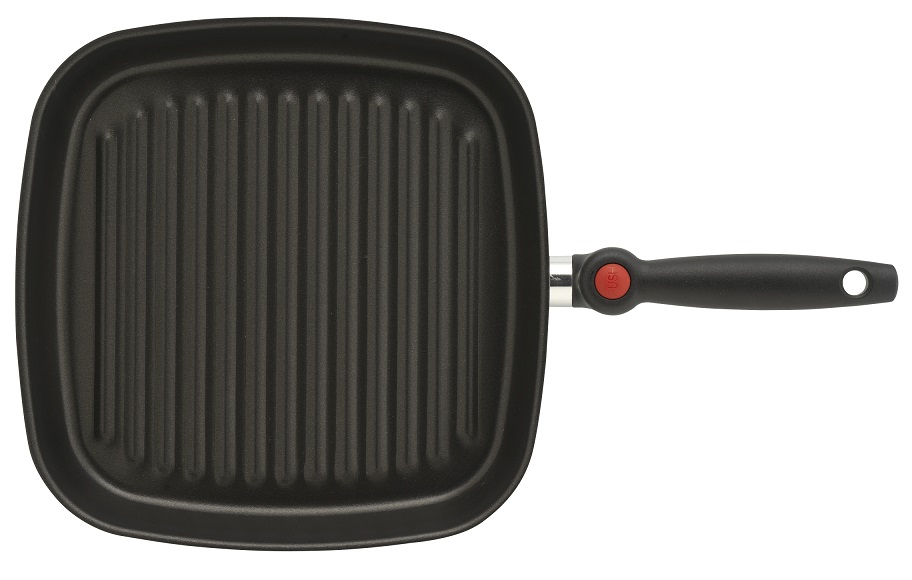 Tigaie Grill cu mâner reclinabil 28x28 cm - Special Cookwares - Italia - PD-GRILL-28X28-REC (P1430)