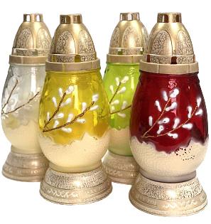 Candelă sticlă PM-590-OU-MIX