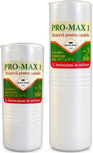 LCA - PRO-MAX-1 - Candelă rezervă cu înălţime reglabilă (telescopică) - 140-220 mm ~ 72 h