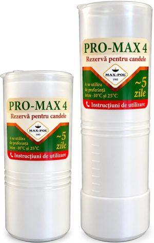 LCA - PRO-MAX-4 - Candelă rezervă cu înălţime reglabilă (telescopică) - 180-280 mm ~ 120 h