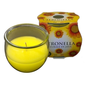 Lumânări anti-țânțari citronella - în pahar CIT MAI