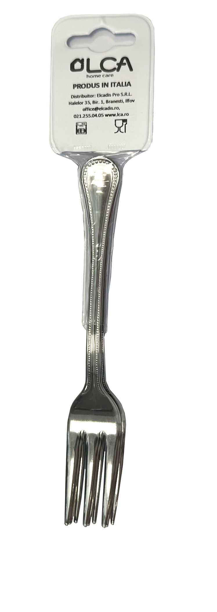 Set 3 buc Furculita prajituri - Inox fabricat in Italia - TK-S3-COR-FPRA
