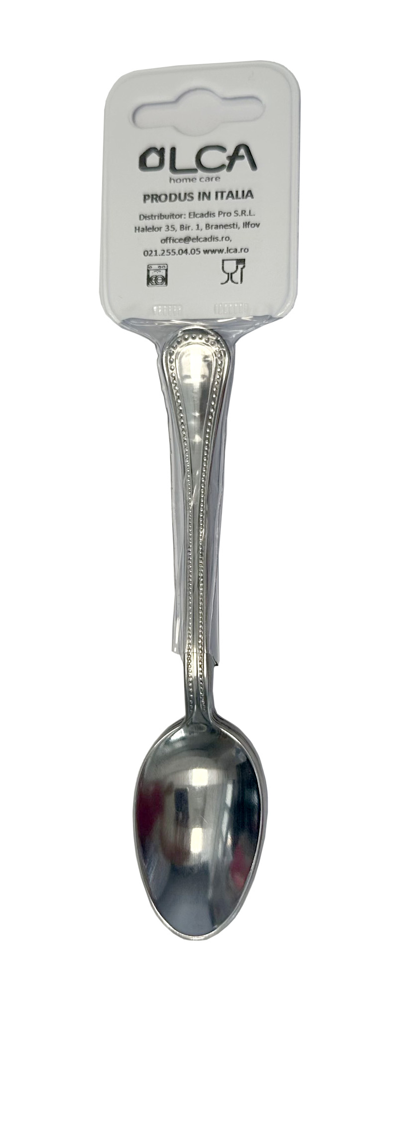 Set 3 buc Lingurita ceai Corona - Inox fabricat in Italia - TK-S3-COR-TEA