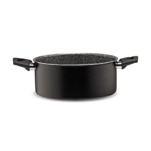 Oală rotundă cu două mânere și capac, 20 cm, 2,5 litri - Live Induction - Italia - PD-LIV-OAL20+C-IND (C2030)