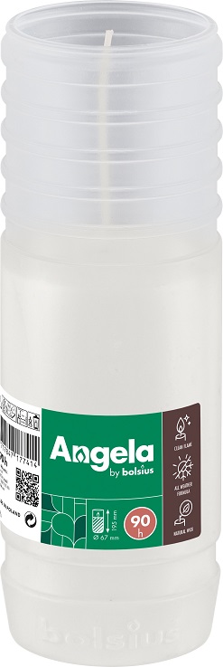 Candelă rezervă Bolsius RP90H / NR 5 DNI - ALB